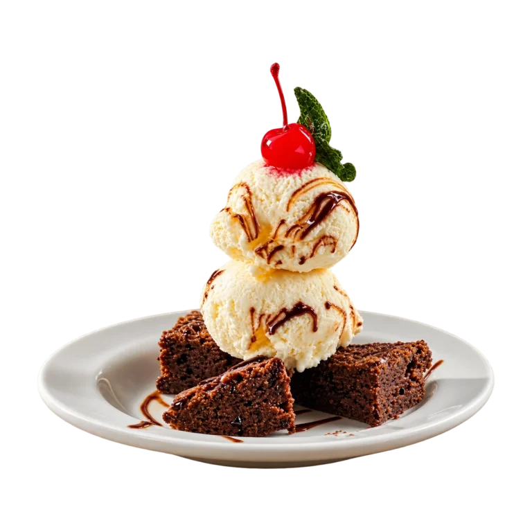 Brownie con Helado